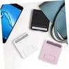 DOITOOL Creative Desktop Phone Holder Multi-Functional Stand for Smartphones and Tablets Plastic Bracket for Home Office and Study White view 3