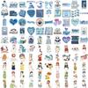 100Pcs Book Stickers for Kindle and Case, Cute Cat & Blue Bookish, Adult Spicy BookTok, Waterproof Bookish Vinyl Stickers for Laptop, Water Bottle, for Book Lovers view 2