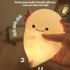 Bestfaith Cute White Axolotl Night Light, LED Squishy Night Lamp, Dimmable Timer Nursery Nightlight for Kids, Rechargeable Touch Lamp, Dorm Decor, Kids Funny Gifts(White Axolotl) view 4