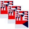 NEGNME 3 PCS Czech Republic Flag Sticker. Decal in Multiple Sizes 11.7 x 8.3 Inches (Blue red Czech Republic, Rectangle 11.7 x 8.3 Inches) view 1