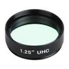 1.25 Inch UHC Light Pollution Filter, 31.7mm Telescope Lens for Astronomical Observation, Reduces Harmful City Light Interference, Sturdy Aluminum Alloy Material, International view 1