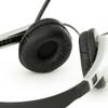 Egghead Personal Stereo Headset with Adjustable Headband, Foam Ear Cushions, Flexible Uni-Directional Microphone, and Tangle-Free Tri-Shield Cord, Pack of 10 view 2