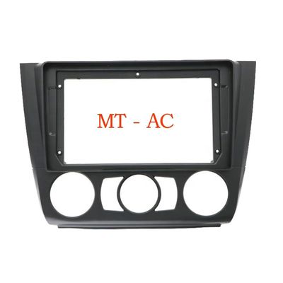 HJLXCSLUJ Car Replacement Audio Car Fascia Frame Adapter 9 inch Big Screen Compatible with 1 Series 2005-2012 2 Din CD DVD Player Fitting Panel Frame Kit Car Interior(MT Frame)