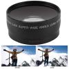 0.45X Camera Wide Angle and Macro Additional Lens, Alloy Material, Optical Glass Lens, Increase Viewing Angle, Compatible with 55mm/2.2in and 62mm/2.4in Camera Lens view 3