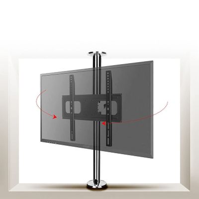 360 Degree Rotating Frame - TV Stand, LCD TV Floor Stand, Partition Wall Rotating Rack Rotating TV Cabinet Rotating Base, 32-75inch LED Screen Display(66-82CM)