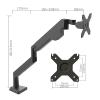 DFEDHF Monitor Mount Adjustable Bracket, Height Adjustable Tilt and Swivel Monitor Arm, Ergonomic Monitor Stands Fits 17-32in Flat and Curved Screens, VESA 75x75/100x100mm(Black) view 2