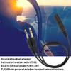 Bognajin Helicopter U-174 Plug Aviation Headset to General Aviation Adapter Cable, H-GA General Aviation GA Headset Adapter, U174/U Helicopter Headsets for Pilot Aircraft Headsets Converter Cable view 2