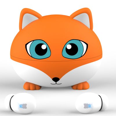 COOTIMOCK Kids True Wireless Earbuds, 85dB Volume Limited, Fox