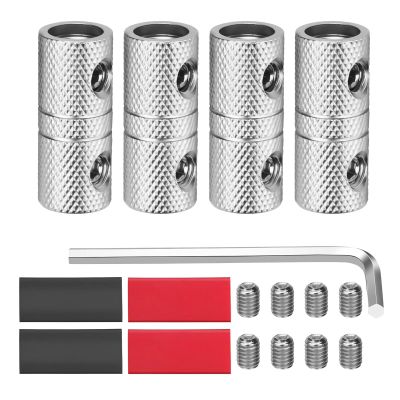 0 Gauge Wire Coupler Terminals Stereo Car Metal Terminals Butt Connector For 0-2 Gauge Wire With Wrench Screw