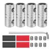 0 Gauge Wire Coupler Terminals Stereo Car Metal Terminals Butt Connector For 0-2 Gauge Wire With Wrench Screw view 1