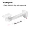 SamIdea Universal Aluminum Alloy Long Arm Security Camera Wall Mount Bracket | Adjustable Angle Wall & Ceiling Mount for PTZ, Dome & Surveillance Cameras, Includes Mounting Screws & Warning Sticker view 3