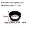 JOEBO Microscope Kit 1pair 28-36mm Various Rubber Eyepiece Eye Shields Eye Cups Guards Binoculars Microscope Telescope Eye Cups Microscope Lens Adapters(30mm-42mm) view 2