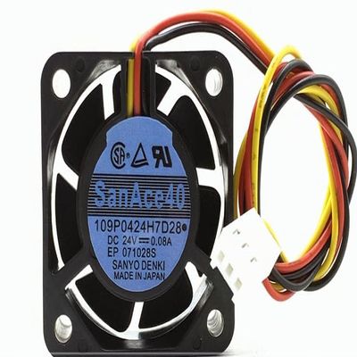 109P0424H7D28 24V 0.08A 4015 4CM Inverter Cooling Fan for 109P0424H7D28 3-Wire Fan