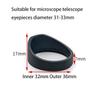 JOEBO Microscope Kit 1pair 28-36mm Various Rubber Eyepiece Eye Shields Eye Cups Guards Binoculars Microscope Telescope Eye Cups Microscope Lens Adapters(32mm-36mm) view 2