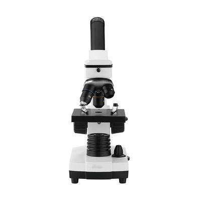 8KLANMMQ 64X-640X Professional Biological Microscope Up/Down LED Monocular Microscope for Students Kids Education with Slides