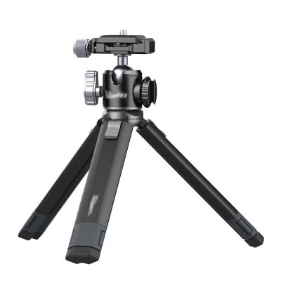 8KLANMMQ Camera Video Vlog Kit Camera Tripod Quick Release BallHead 2.5KG Payload with Rotatable Cold Shoe 1/4-inch Interface (Color : Black)