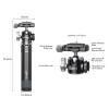 8KLANMMQ Camera Video Vlog Kit Camera Tripod Quick Release BallHead 2.5KG Payload with Rotatable Cold Shoe 1/4-inch Interface (Color : Black) view 2