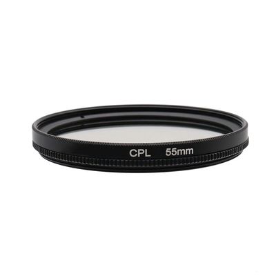 37/39/40.5/43/46/49/52/55/58/62/67/72/77/82/86/95/105mm Circular Polarizer Filter CPL Filter Polarizing Filter with HD Optical Glass (55mm)