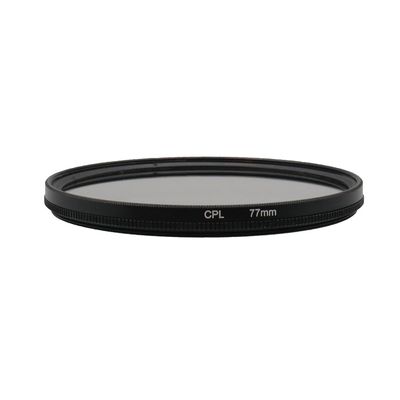 37/39/40.5/43/46/49/52/55/58/62/67/72/77/82/86/95/105mm Circular Polarizer Filter CPL Filter Polarizing Filter with HD Optical Glass (77mm)