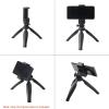8KLANMMQ Video tripode DSLR Camera Tripod for Phone 180 Foldable with Universal 1/4-inch Interface PhotograpAccessories (Color : Black) view 4