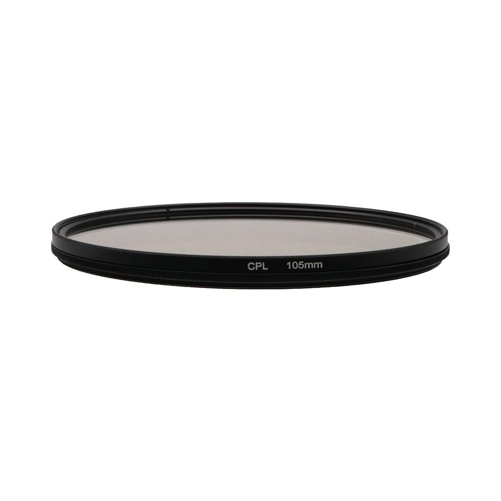37/39/40.5/43/46/49/52/55/58/62/67/72/77/82/86/95/105mm Circular Polarizer Filter CPL Filter Polarizing Filter with HD Optical Glass (105mm)