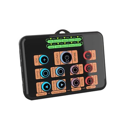 8KLANMMQ Mini Voice Changer Mobile Phone TER Professiol Sound Card Voice Changer for Game Record Live Broadcast Chat Outdoor