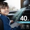 Car Seat Cooling Fan USB Bladeless Angle 3 Speeds Adjustable Quiet Car Headrest Fan for Outdoor Travel (Black) view 3