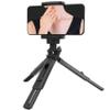 8KLANMMQ Mini Tripod Stand Desktop Portable PhotograpHand Grip Tripod with 1/4 Screw for Smartphone SLR Camera (Color : Black) view 3