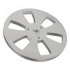 1/4 7 Inch Aluminum Alloy Empty Tape Reel, 6 Hole Design for Stable Recording, Universal Compatibility, sturdy and Resistant, Ideal Replacement for Reel to Reel Tape Recorder view 3