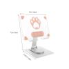 Beatifufu Portable Metal Tablet Stand for Rv Desk Accessory Foldable Design Easy to Store and Carry view 2