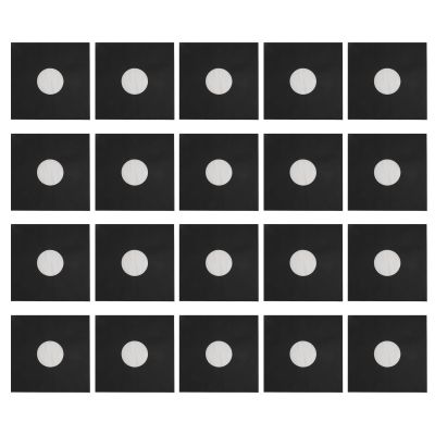 20pcs 12inches Record Kraft Paper Jackets, Protective Storage for 33 RPM Records, Die Cut Center Hole, Anti Static, Customizable Blank Covers, Premium Guard, Matte Black
