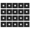 20pcs 12inches Record Kraft Paper Jackets, Protective Storage for 33 RPM Records, Die Cut Center Hole, Anti Static, Customizable Blank Covers, Premium Guard, Matte Black view 1