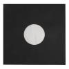 20pcs 12inches Record Kraft Paper Jackets, Protective Storage for 33 RPM Records, Die Cut Center Hole, Anti Static, Customizable Blank Covers, Premium Guard, Matte Black view 2