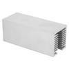1/2 /3 Aluminum U Type Heat Sink Radiator Reduce Hardware Failure 100 x 40 x 40mm for Applications with Weight Concerns view 4