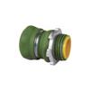 Eaton Electrical - 1659YELLOW - Eaton Crouse-Hinds Series EMT Compression Connector, Yellow, EMT, Straight, Insulated, view 1