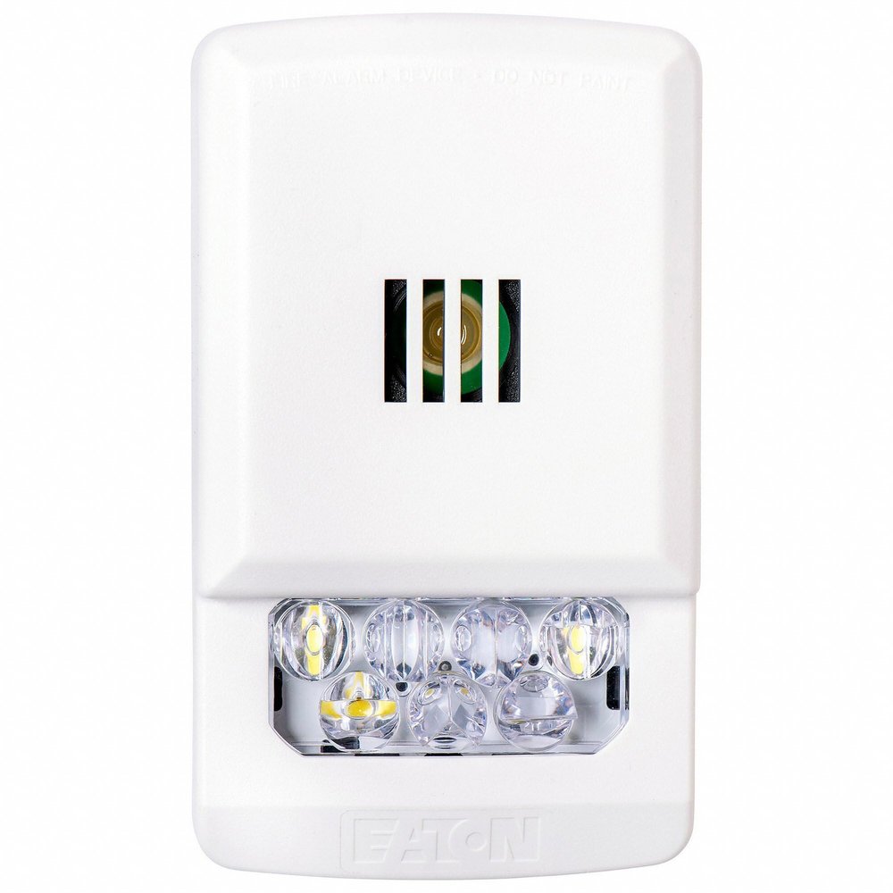 Eaton Electrical - WH-ELHSWN - Eaton ELHSW-N Eluxa LED Indoor Horn Strobe, Wall Mount, 24V, 15/185CD, No Lettering,