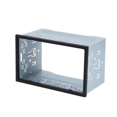 2Din Stereo Radio Cage Frame Unit Universal DVD Player Box Fascia Panel Plate Case Audio Mounting Frame Kit Accessories