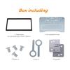 2Din Stereo Radio Cage Frame Unit Universal DVD Player Box Fascia Panel Plate Case Audio Mounting Frame Kit Accessories view 2
