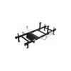Eaton Electrical - Sb7605/8x10tg - Eaton B-line Series Open Frame Racks, Telco Gray Powder Coat, Threaded Rod Fiber Duct view 1