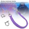 Alomejor Dive Camera Hand Strap, Rope Stainless Steel Swing Hook Wrist Lanyard for Underwater Photography Secure Closure view 4