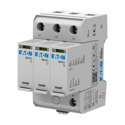 Eaton Electrical - AGDN48030R Surge Protection Device: Three Phase, 480V AC Delta, 3 Poles, 3 + Ground Wires,