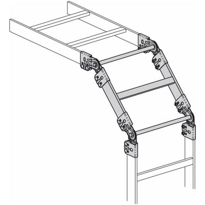 Eaton Electrical - SB2128242BZ - Eaton B-Line Series Runway Horizontal to Vertical Transition kit, 13 Height, 13 Length,