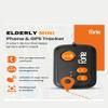 FONIE GPS Medical Alert System for Seniors  24/7 Emergency Help, Real Time Tracking Mini Phone with 2-Way Voice Communication, Fall Down Detection & SOS Button, Lowest Price Subscription view 4