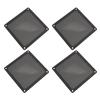 PC Fan Dust Filter Magnetic Frame Fine Mesh PVC Computer Fan Filter Grills for PC Case Fan Chicken Coop Vent 5.51x5.51in 4pcs (Black) view 3