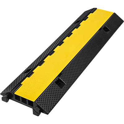 3-Channel Heavy-Duty Cable Protector Cover with 33000LBS Capacity