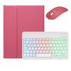 kaidisen Backlit Keyboard for iPad Pro 11 inch (M5/M4) 2025/2024 Case with Mouse and Detachable RGB Colorful Backlight Color Keyboard Case,Dark Pink+White view 1