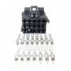 1 Set 15 Pin Car Plastic Housing Unsealed Connector 967633-1 1-967623-1 Auto Power Amplifier Wiring Harness Socket view 1
