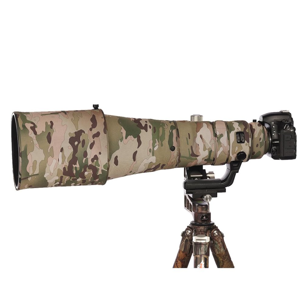 CHASING BIRDS Lens Camouflage Waterproof Coat for Nikon AF-S 600mm F4 E FL ED VR Rainproof Lens Protective Cover Version III (Desert Camouflage, with 1.4X TC (TC-14E III))