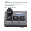 3 Key Wired Keyboard with Knob Acrylic Customizable Keyboard RGB Light Macro Hot Swap with Color LCD Screen for Office view 3