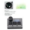 3 Key Wired Keyboard with Knob Acrylic Customizable Keyboard RGB Light Macro Hot Swap with Color LCD Screen for Office view 4